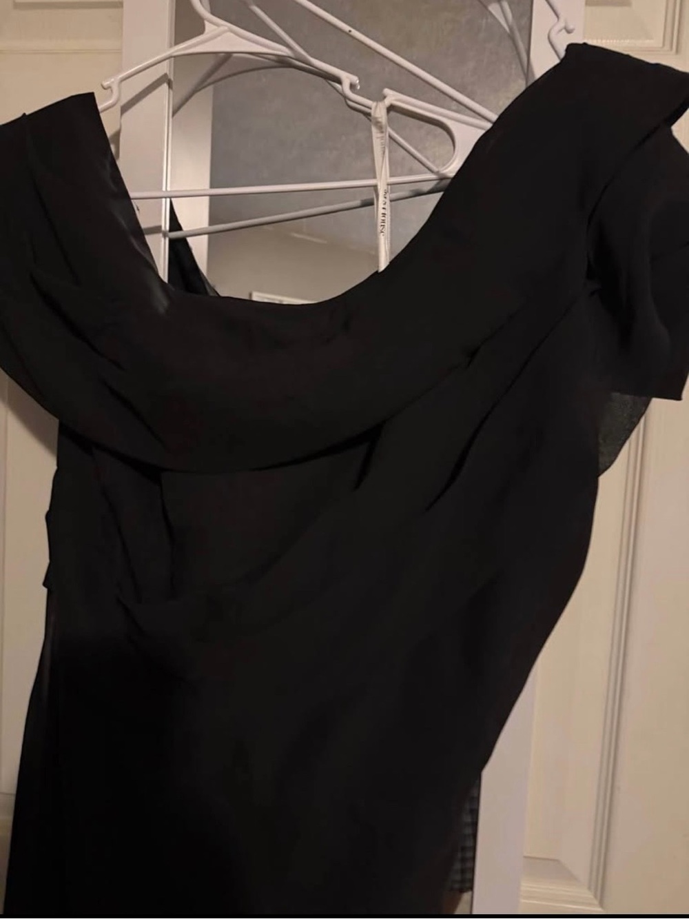 JJs House Black One-Shoulder Cocktail Gown